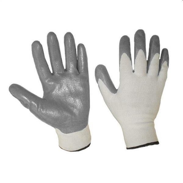 GUANTI NYLON SPALMATO NITRILE GRIGIO 10 XL
