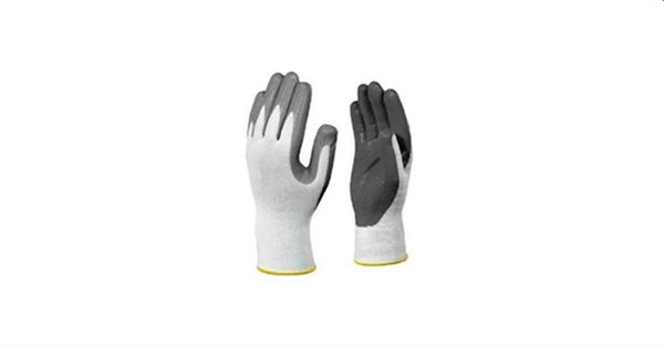 GUANTI NYLON SPALMATO NITRILE GRIGIO 08 M