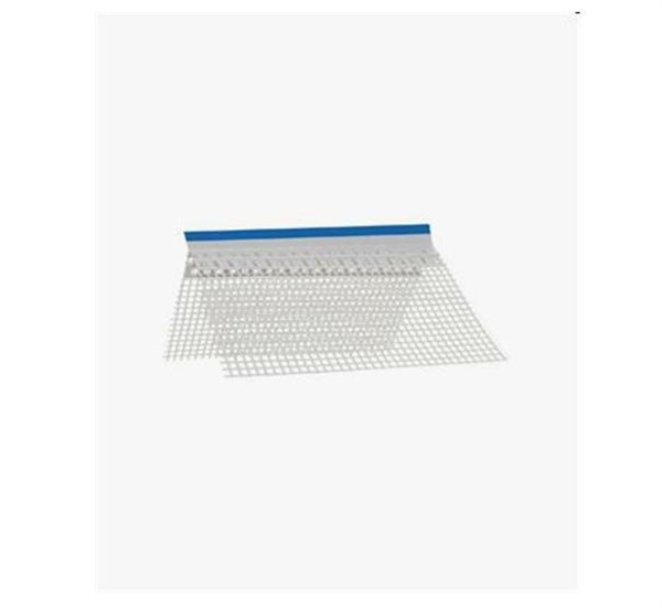PARASPIGO.IN PVC CON GOCCIOLATOIO VISTA IN FIBRA DI VETRO MT.2,5