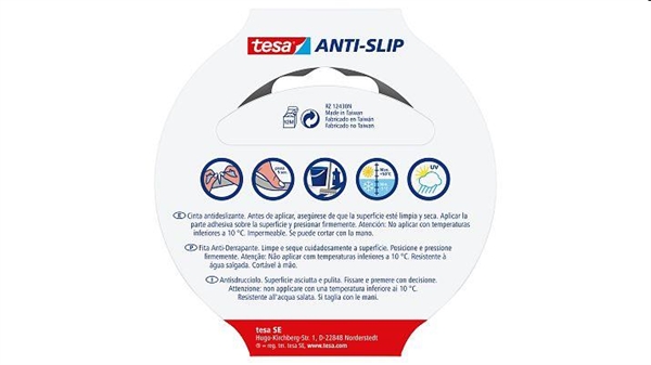 NASTRO ANTISCIVOLO BIANCO MM.25X5ML 55587