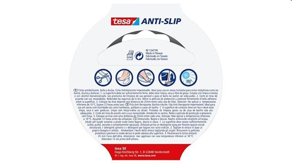 NASTRO ANTISCIVOLO SLIP BATH & SHOWER 5MX25mm per doccia