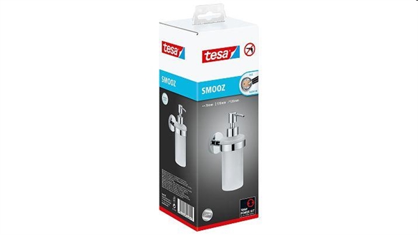 DISPENSER SAPONE LIQUIDO  ARGENTO  tesa smooz