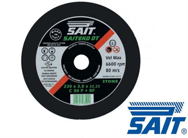 SAITEKO-DT 230x3x22,23 C30P MOLE DA TAGLIO PIETRE E MARMO