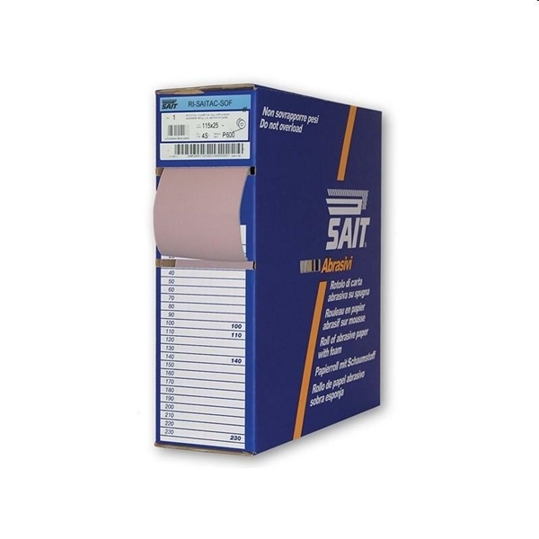 RI-SAITAC-SOF-4S 115X25 240-P CARTA ABRASIVA SU SPUGNA