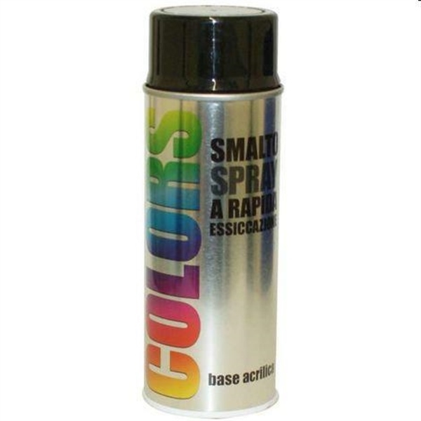SPRAY COLORS ACRILICO ML.400 NERO OPACO