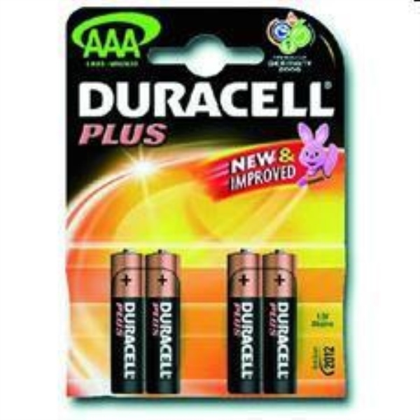 PILE MINISTILO PLUS 100 4PZ DURACEL 1,5V