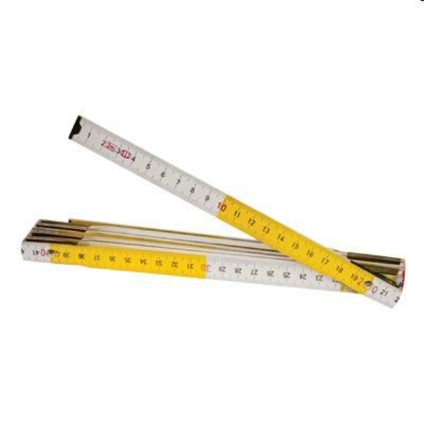 DOPPIOMETRO BIANCO GIALLO T/ROSSE bicolore