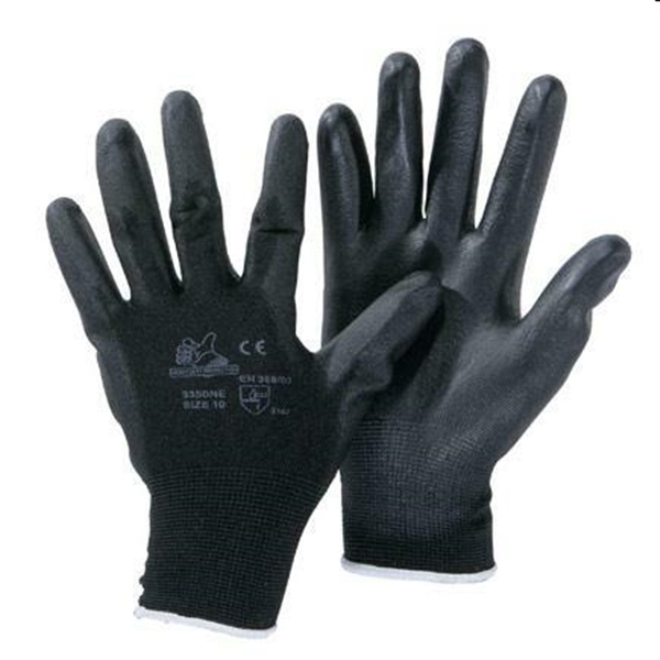 GUANTI POLIURETANICO PALMO NERO TG.10 XL
