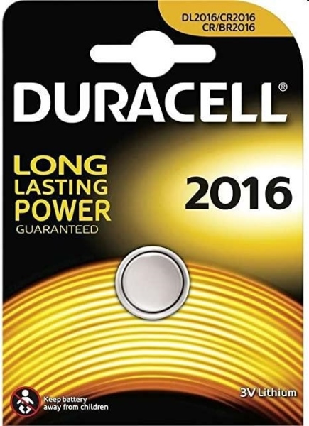 PILE DURACEL A BOTTONE 2016 BL.2 BATTERIE