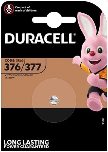 PILE DURACEL OROLOGIO  377