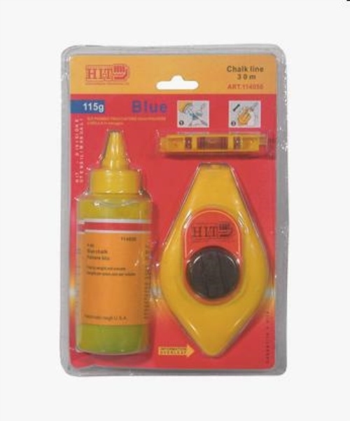 TRACCIATORE CON FLACONE POLVERE BLU 30MT HIT