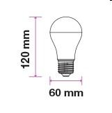 LAMPADINE LED GOCCIA 10,5W E27 A60 PACK 3 6400K
