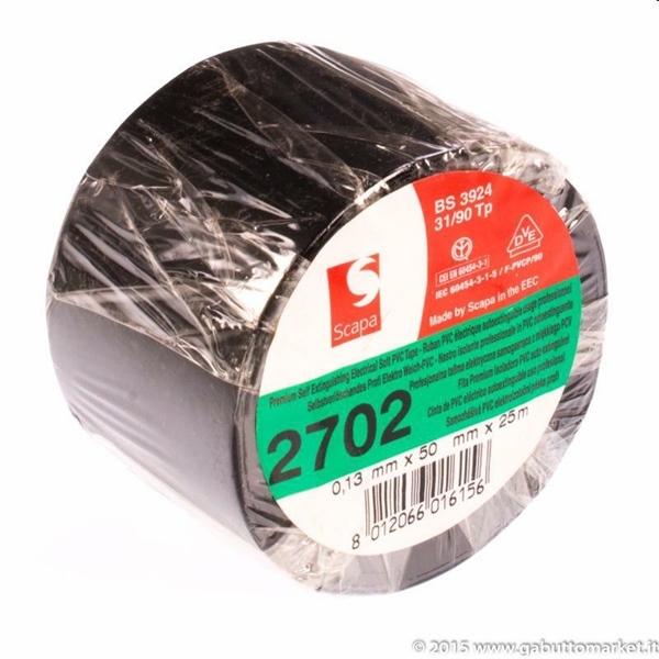 NASTRO ISOLANTE 50/25M NERO
