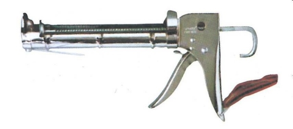 PISTOLA SILICONE LAMIERA PROFESS.CROMATA