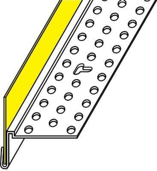 PROFILO SCURETTO IN PVC X SOFFITTI E PARETI MT.3