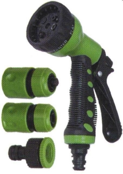 IDROPISTOLA 7 FUNZIONI SET 4PZ*