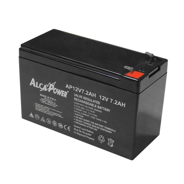 BATTERIA RICARICABILE AL PIOMBO 12V 7.2ah APV12V1 150X95X66MM