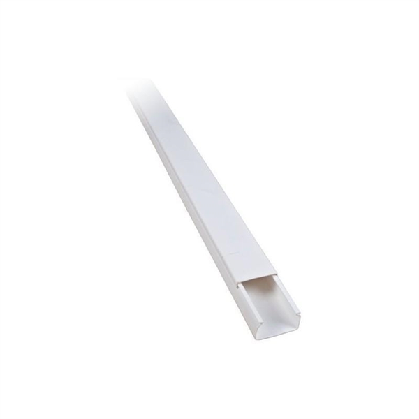 CANALINA PORTACAVI PVC CON COPERTURA 20X10 MT.2 BIANCA