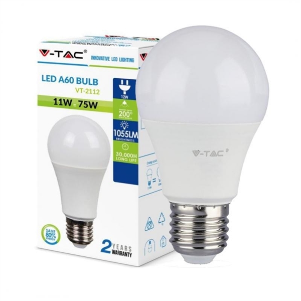 LAMPADINA LED BULB 11W E27 A60 2700K