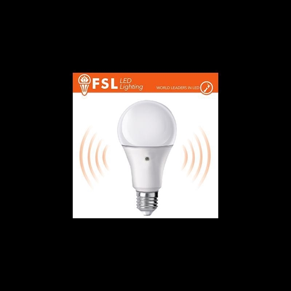LAMPADINA LED GOCCIA 9W E27 A60 6500K CON CREPUSCOLARE