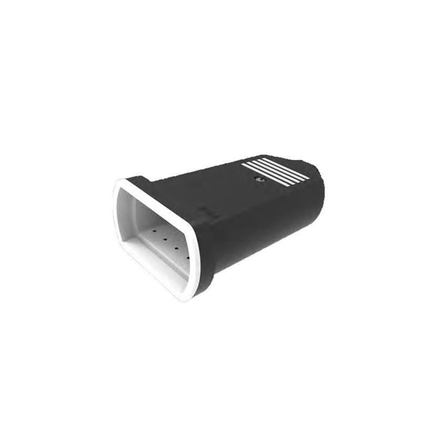 PRESA 10/16A NERA 250V P17/11 ANTISPRUZZO IN GOMMA