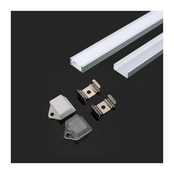 PROFILO ALLUMINIO COVER OPACA MT.2 16,4X7MM STRI/MAX 12,2mm