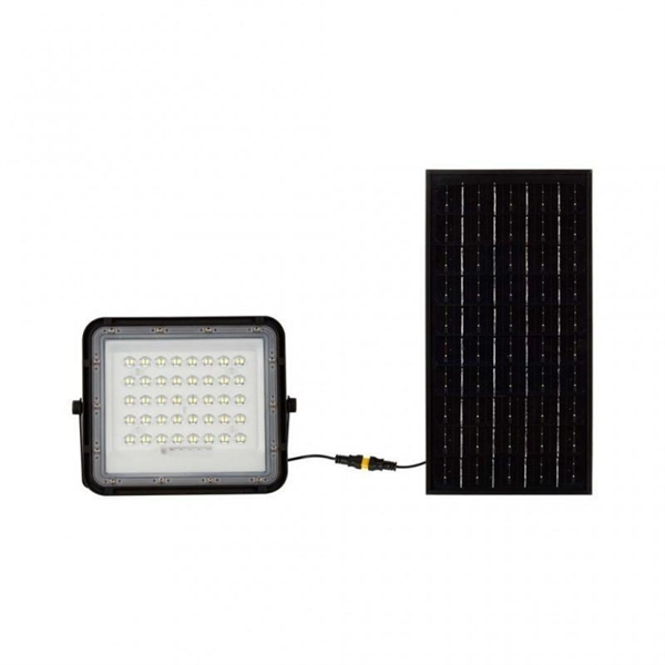 PROIETTORE SOLARE LED 4000K 800LM CON PANNELLO 10W C/TELECOMANDO