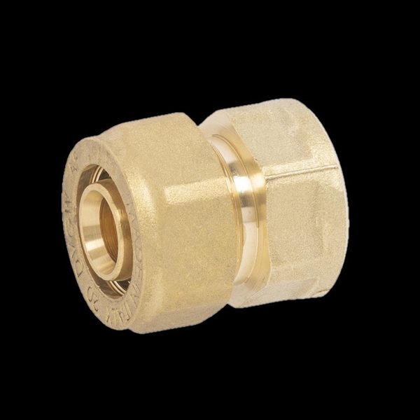 RACCORDO FEMMINA 16X1/2 x MULTISTRATO INSERTO FISSO GIALLO