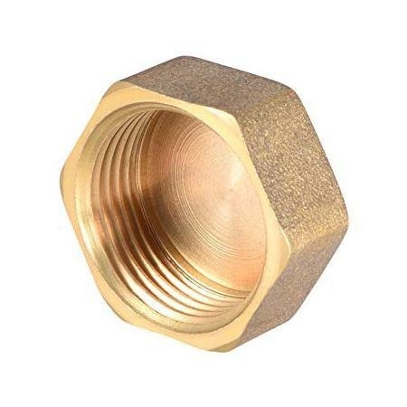 TAPPO ESAGONALE  FEMMINA 3/4 OTTONE GIALLO