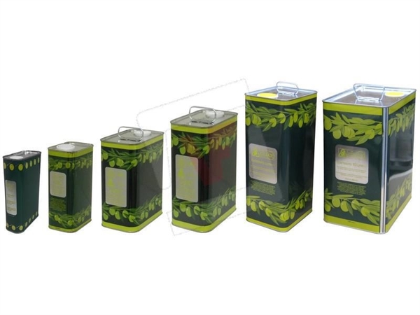 LATTINA PER OLIO CON TAPPO LT.5 12X15X31,5H