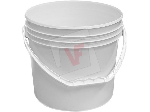 Secchio in plastica con coperchio 6,5 lt - ø 20 x h. 21 cm