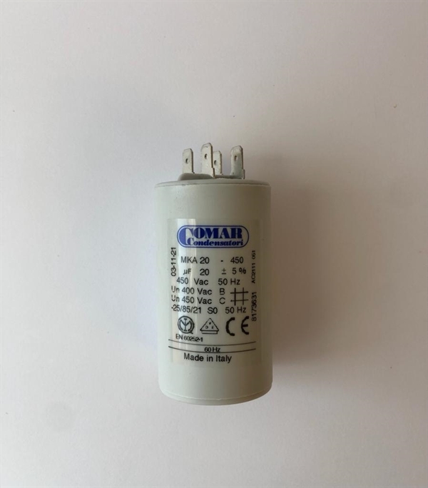 CONDENSATORE DA 30   MF 450 VOL.