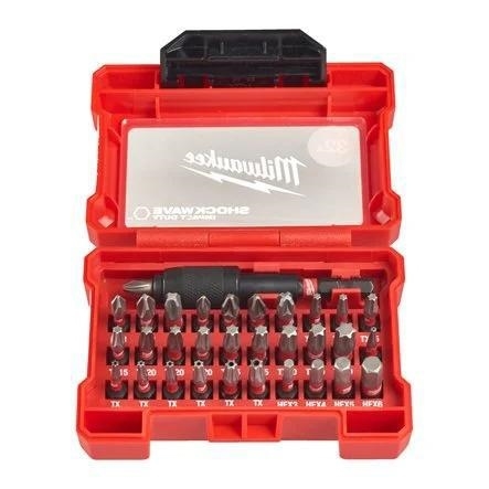 SET BIT AVVITATURA 32 PZ inserti + portabit magnetico Milwaukee