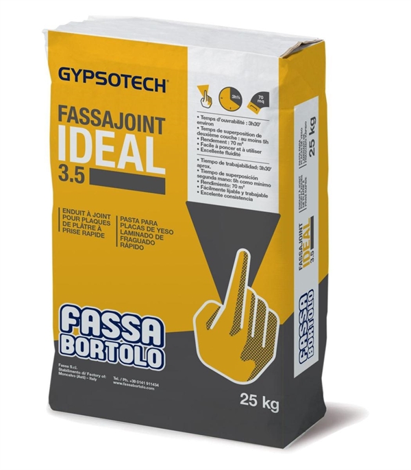 GYPSOTECH STUCCO FASSAJOINT IDEAL 3.5 SACCO KG.25