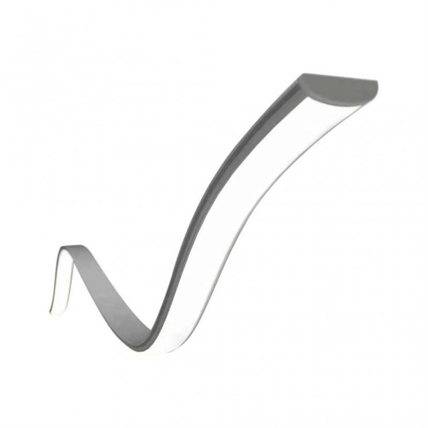PROFILO FLESSIBILE PER STRICIA LED  13 CON COVER OPACA