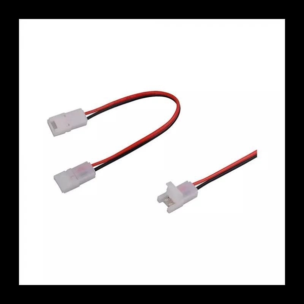 CONNETTORE FLESSIBILE PER STRISCE LED 10MM MONOCOLORE DUAL HEAD
