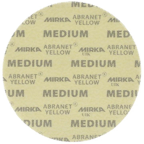 DISCHI ABRANET YELLOW mm.225 MEDIUM 180 CON SUPPORTO MORBIDO