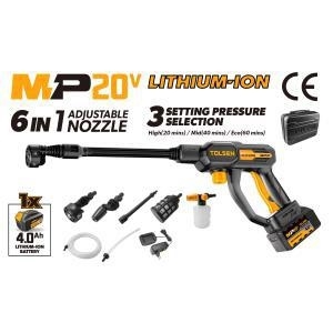 KIT IDROPULITRICE A BATTERIA 6IN1 20V MP20 TOLSEN