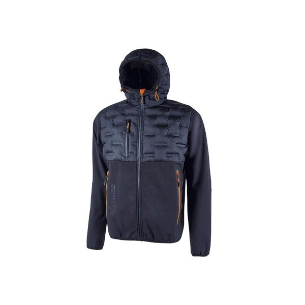 GIACCA SPOCK SOFTSHELL DEEP BLUE/ARANCIO TG.XXL