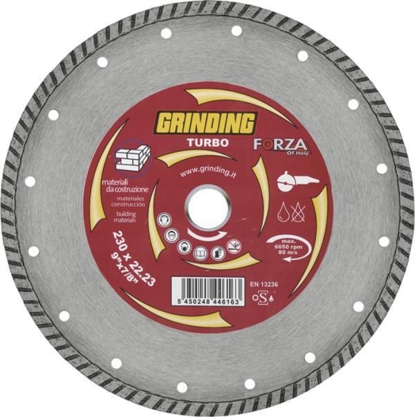 DISCHI DIAMANTATO TURBO UNIVERSALE 115X2,2 FORZA GRINDING