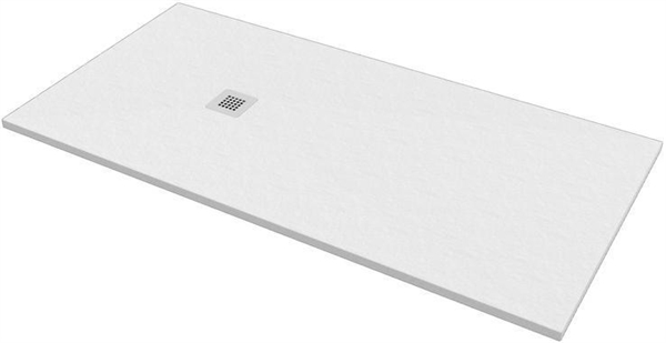 PIATTI DOCCIA IN MARMORESINA COLORE BIANCO 90x120x2,7 c/copripil