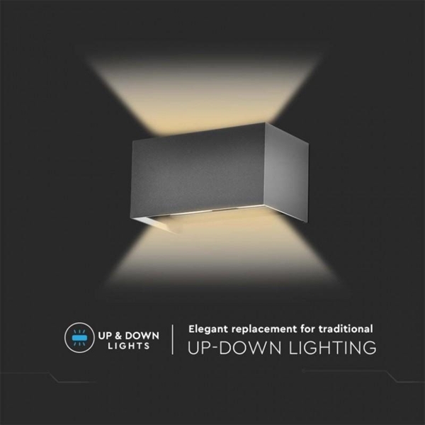 APPLIQUE LED 24W 4000K GRIGIO
