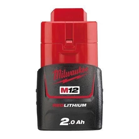 BATTERIA M12 B2  12V - 2,0 Ah Red Lithium - Milwaukee