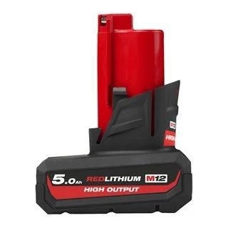 BATTERIA M12 HB5 12V - 5,0 Ah High Output Red Lithium -Milwaukee