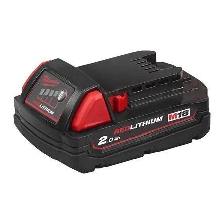 BATTERIA M18 B2  18V - 2,0 Ah Red Lithium - Milwaukee
