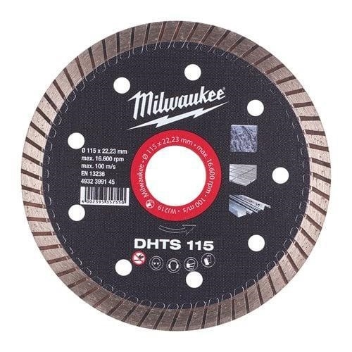 DISCO DIAMANTATO TURBO DESIGN DHTS - diametro 115 mm - Milwaukee