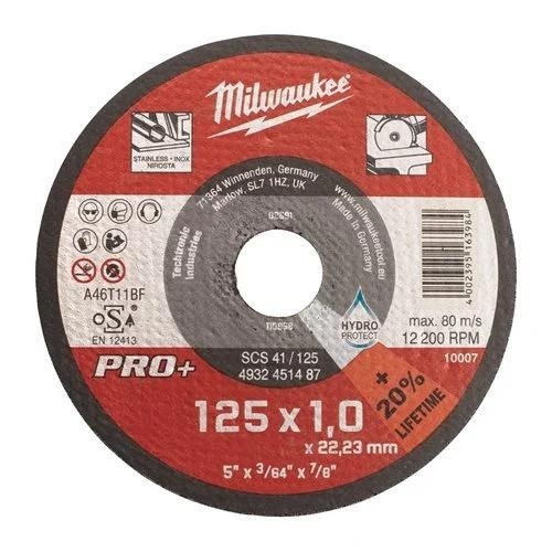 MOLA TAGLIO FERRO 125X1X22,23 mm.1 Milwaukee