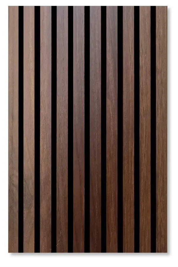 PANNELLO FONOASSORBENTE DOGHE MDF 280H X CM.60 NOCE CHIARO