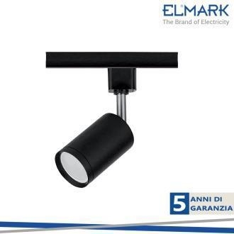 PROIETTORE APPLIQUE MONOFASE GU10 NERO per binario