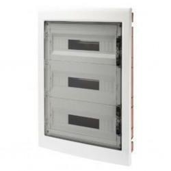 CENTRALINO DA INCASSO 54 680X465X95 MODULI BIANCO SPORTELLO DIN